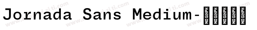 Jornada Sans Medium字体转换